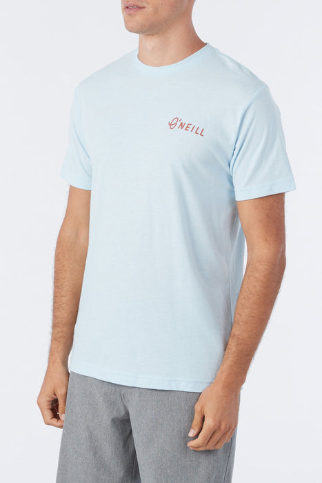 O'Neill Undercover Tee-Sky Blue Heather