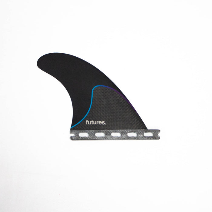 Futures Mayhem Honeycomb/Carbon Tri/Quad Fin Set-Blue-Large