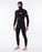 Rip Curl E Bomb 4/3 Zip Free Hooded Wetsuit-Black