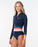 Rip Curl G-Bomb 1mm L/S High Cut Springsuit-Stripe