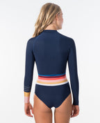 Rip Curl G-Bomb 1mm L/S High Cut Springsuit-Stripe