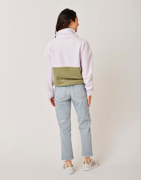 Carve Designs Rowayton Colorblock-Lavender w/Olive