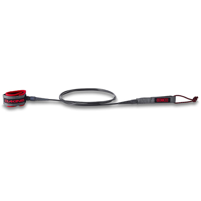 Dakine John John Florence Comp Leash-6' x 3/16"-Carbon/Red